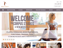 Tablet Screenshot of corpusstudios.com